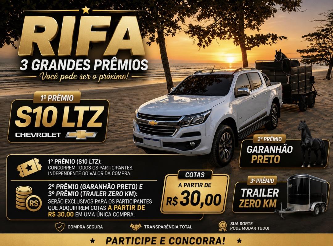 S10 LTZ + KIT VAQUEIRO GARANHÃO E TREILER